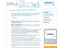 Tablet Screenshot of abccompetences.fr